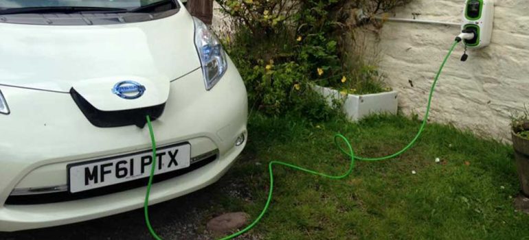 Electric Car Charging Holiday Cottage Brecon Beacons