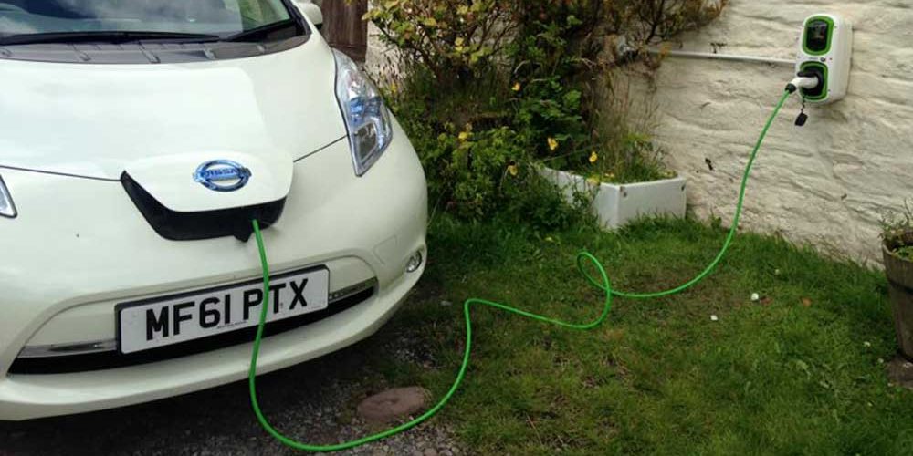 Electric Car Charging Holiday Cottage Brecon Beacons